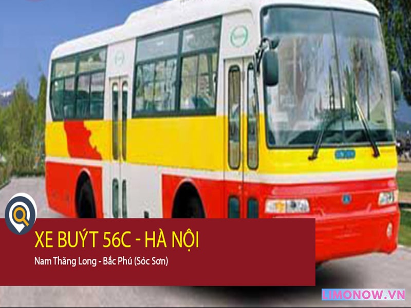 Xe buýt số 56C - Từ bến xe Nam Thăng Long đến Bắc Phú Sóc Sơn