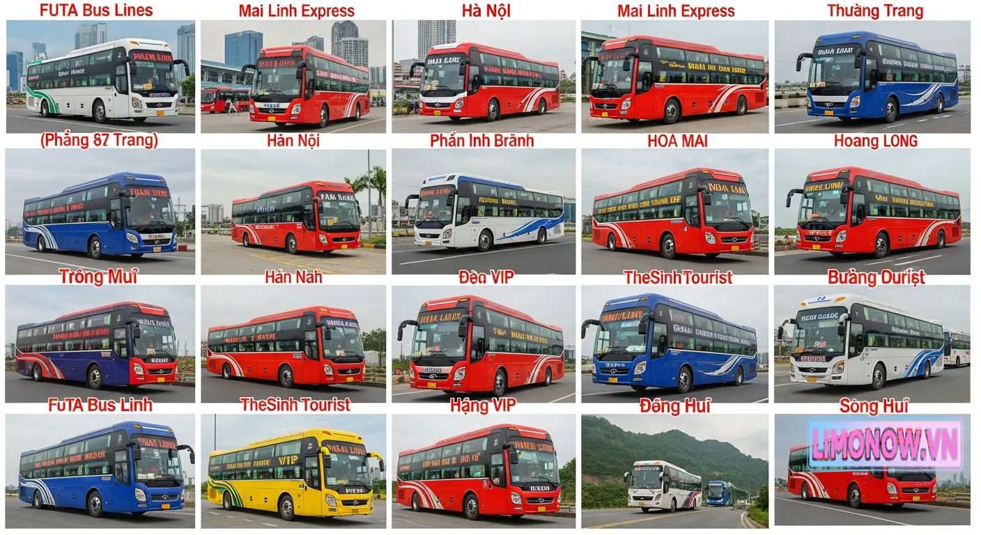 Top 22 Nhà xe đi Huế từ Sài Gòn TPHCM, Hà Nội và Đà Nẵng tốt nhất