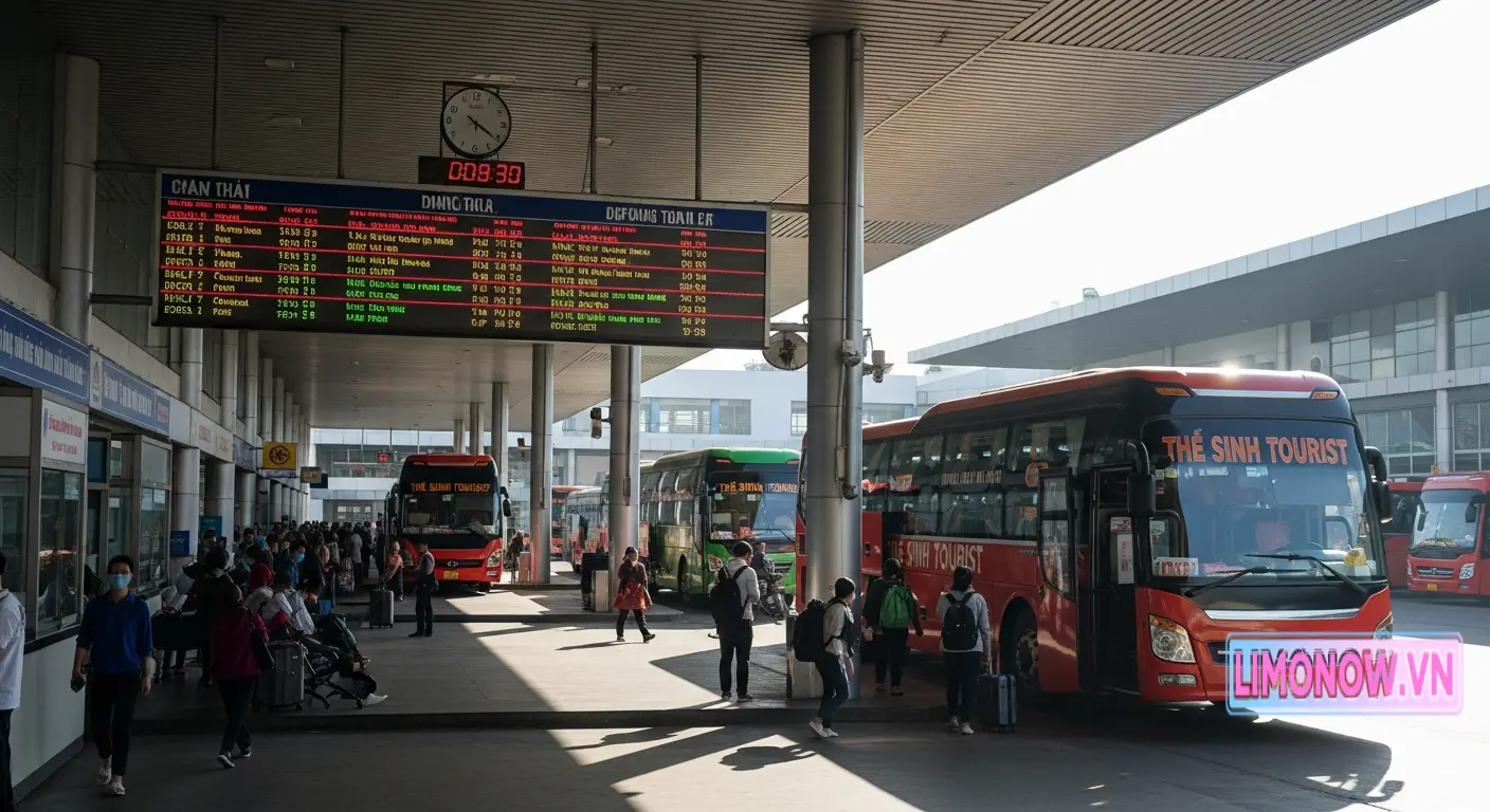 Xe The Sinh Tourist: Bến nhà xe, giá vé, số điện thoại hotline đặt vé