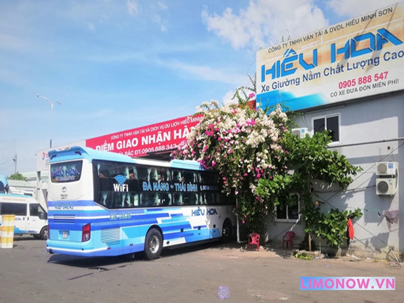 Nhà xe Hiếu Hoa từ Bến xe Hương Sơn đi Bến xe Đà Nẵng cao cấp chất lượng