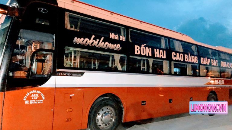 Nhà xe Mobihome tuyến Cao Bằng Giáp Bát