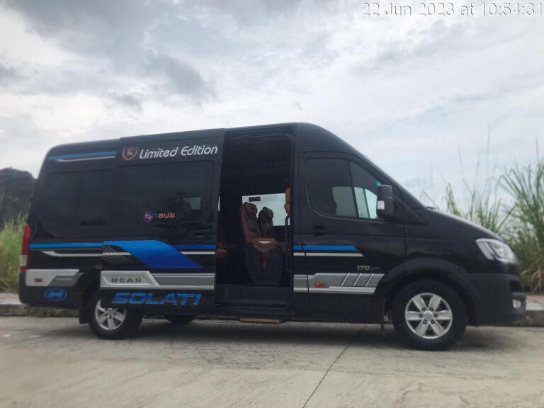 Dàn xe khách đen chất lượng cao của nhà xe tuyến Tây Ninh Nha Trang