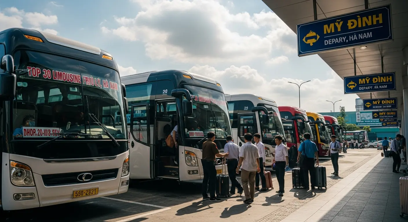 Top 30 Nhà xe limousine Hà Nội đi Phủ Lý Hà Nam tại bến xe Mỹ Đình