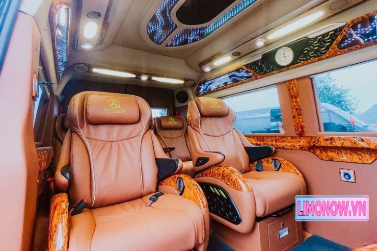 Nội thất xe khách giường nằm limousine hiện đại, tiện nghi