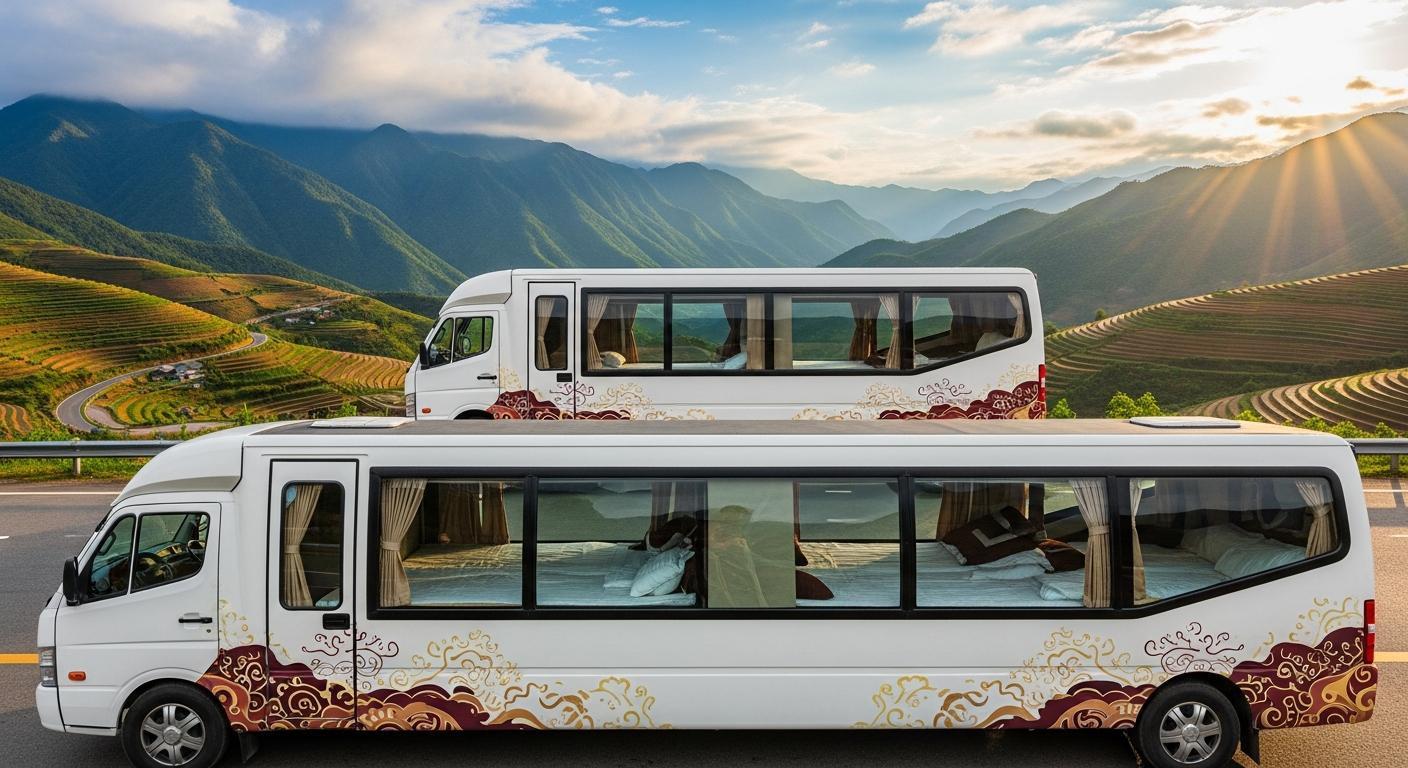 Top 5 Nhà xe Thái Nguyên Hà Giang Đồng Văn limousine giường nằm