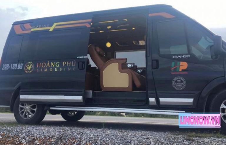 Nội thất xe khách limousine sang trọng tuyến Hà Nội Giao Thủy