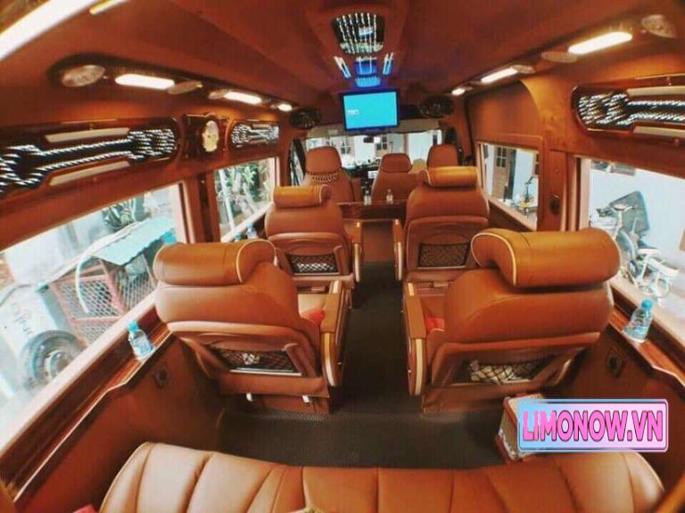 Nội thất xe limousine giường nằm cao cấp