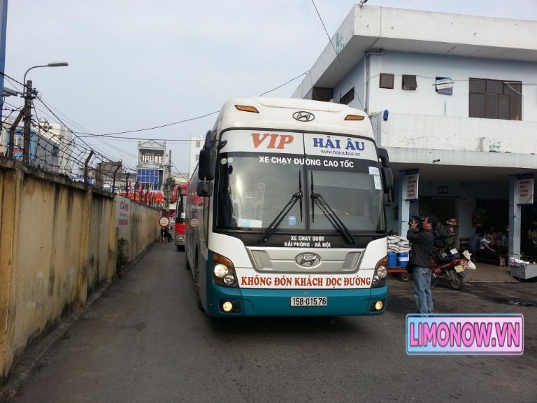 Xe khách Hải Âu VIP chạy tuyến Hải Phòng Hà Nội, xe giường nằm chất lượng cao