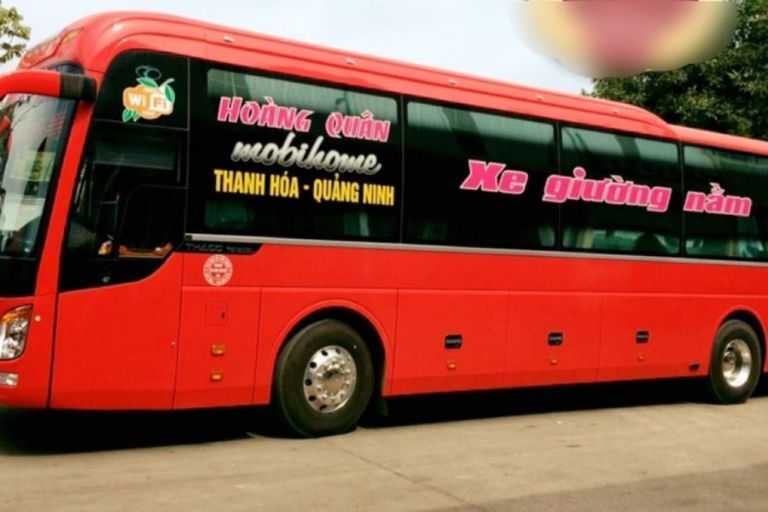 Nội thất sang trọng của xe giường nằm Cường Long tuyến Nghệ An – Đà Nẵng