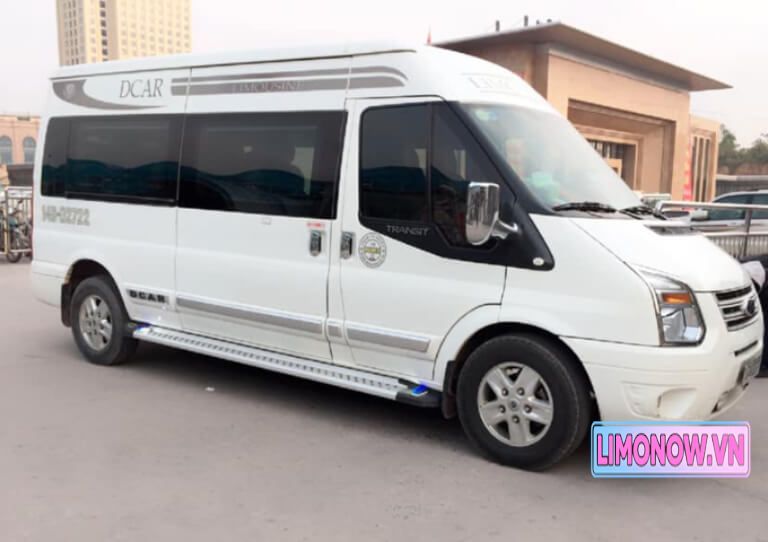 Nội thất limousine sang trọng xe Thành Vinh tuyến Vinh Hải Phòng