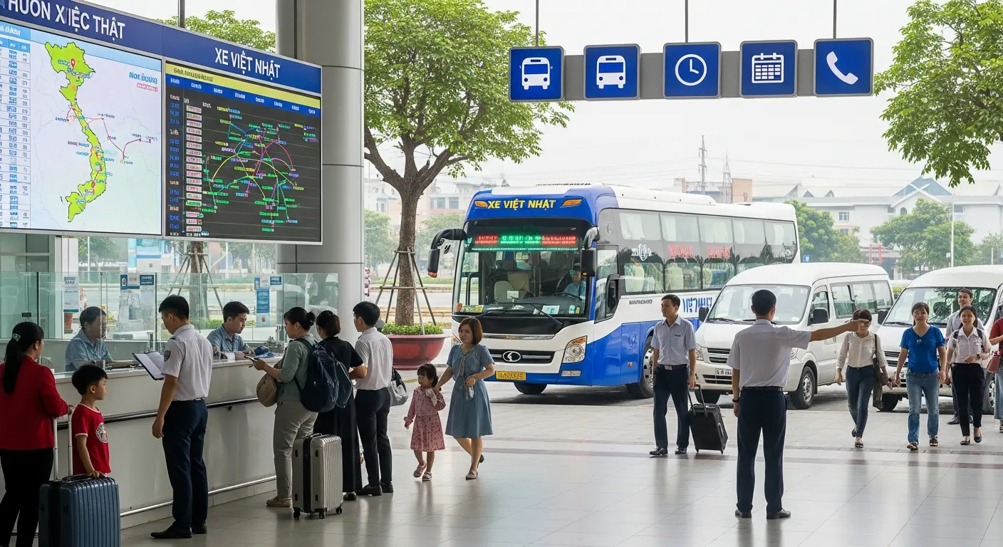 Xe Việt Nhật: Bến xe, giá vé, số điện thoại đặt vé, lịch trình