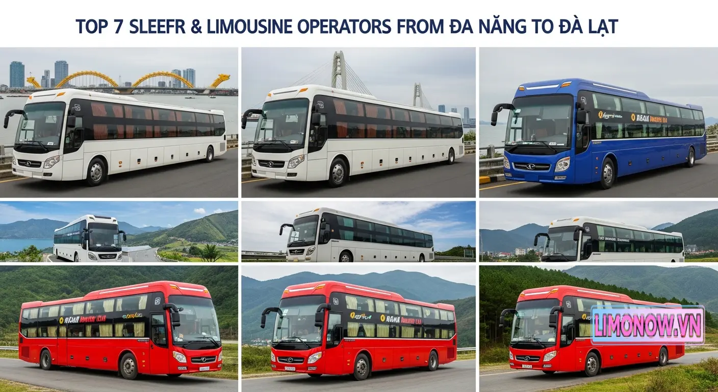Top 7 nhà xe giường nằm, limousine từ Đà Nẵng đi Đà Lạt