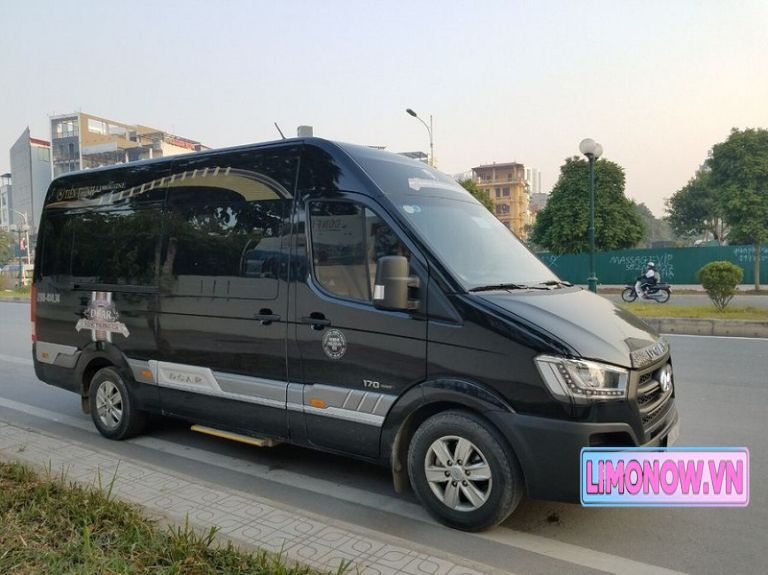 Nội thất xe limousine sang trọng của Xe Đệ Nhất đi Bình Định