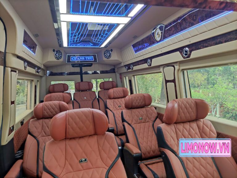 Nội thất xe khách limousine sang trọng
